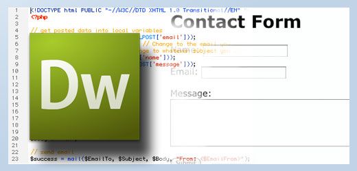 Dreamweaver Contact Form Template from thecoders.vn